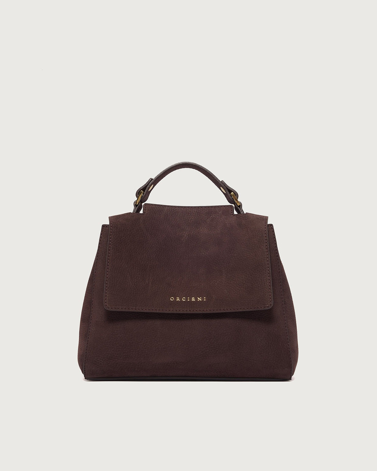 Borsa Sveva Nabucco Small a mano in pelle nabuk con tracolla B01999NBU BURGUNDY ORCIANI