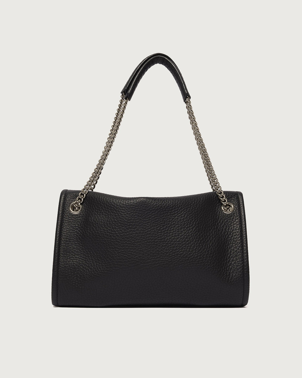 Borsa Venus Soft Small a spalla in pelle martellata B02240SOF NERO ORCIANI