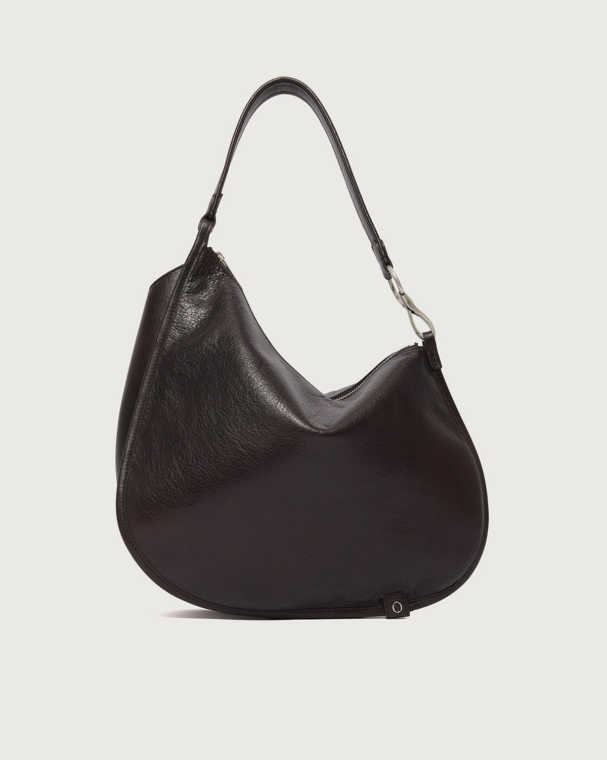 Borsa Chaos Lagoon Midi a spalla in pelle con tracolla B02248LGN MORO ORCIANI