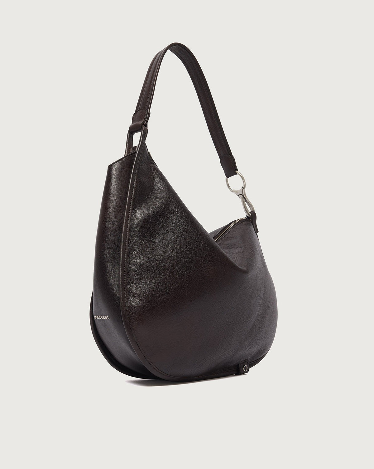 Borsa Chaos Lagoon Midi a spalla in pelle con tracolla B02248LGN MORO ORCIANI