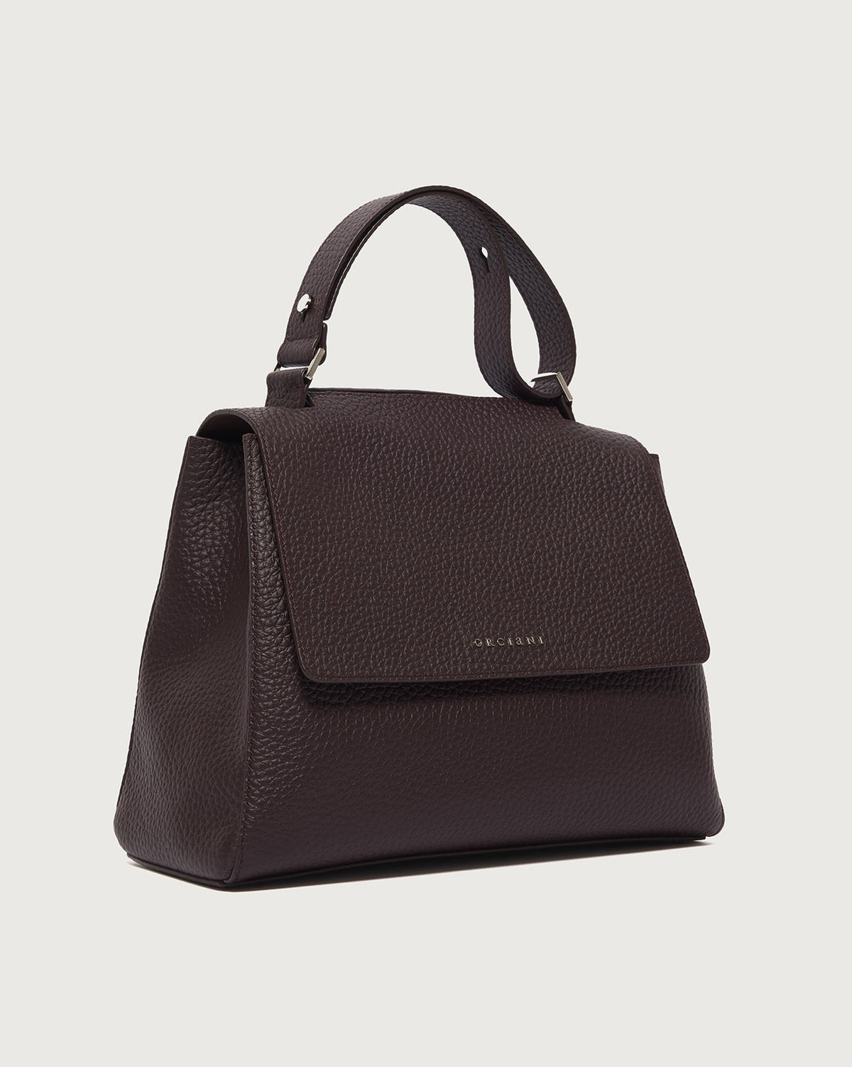 Borsa Sveva Soft Midi a spalla in pelle con tracolla<BR/> BT2006SOF BURGUNDY ORCIANI