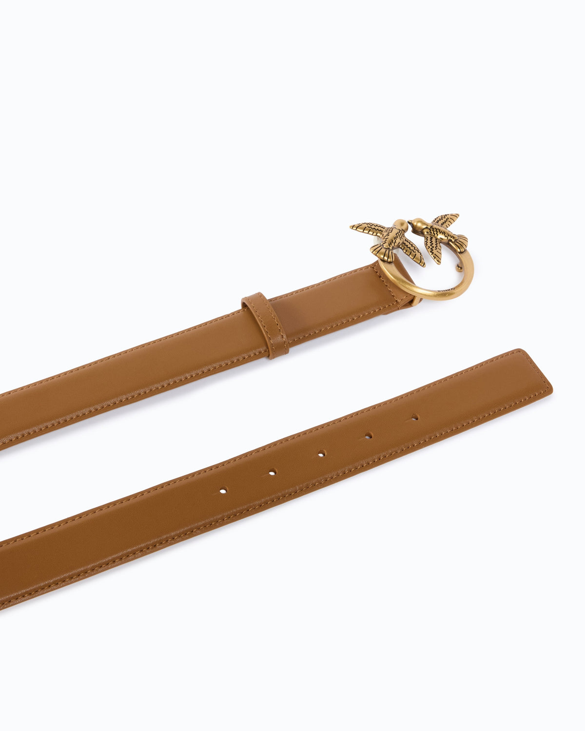 Cintura in pelle da 3 cm con fibbia Love Birds 100125A0F1 M12Q PINKO