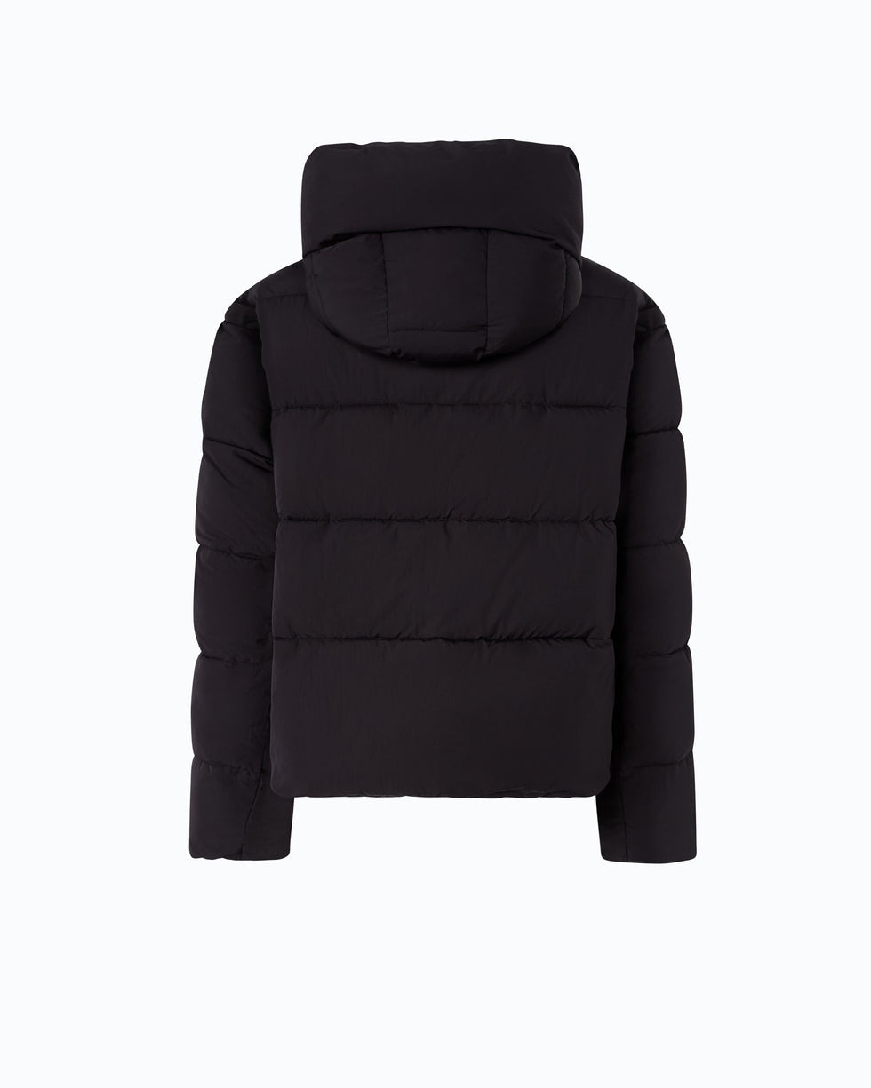 Piumino con cappuccio in tela tecnica 101602A3EA Z99 PINKO