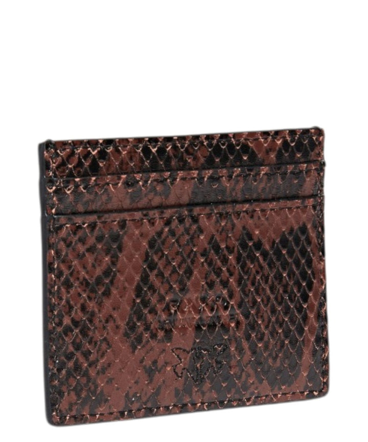 PINKO<BR/>Portacarte Pinko in Pelle Pitonata 103762A3E5 M16Q PINKO