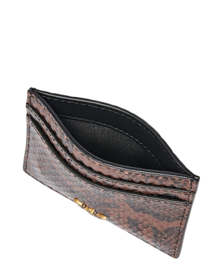 PINKO<BR/>Portacarte Pinko in Pelle Pitonata 103762A3E5 M16Q PINKO