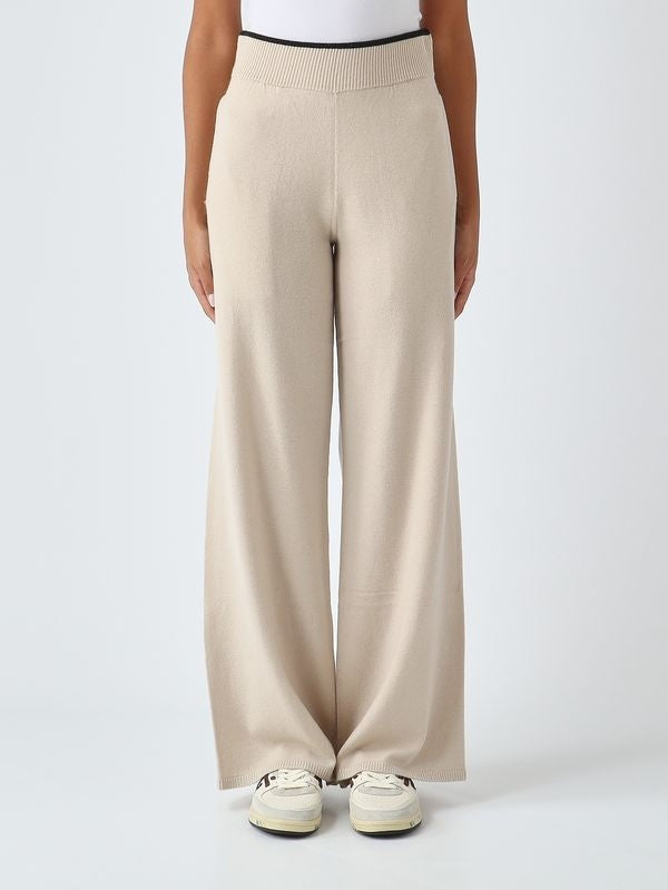 Pantalone donna Siviglia in lana e cachemire 107208A3G1 I20 PINKO