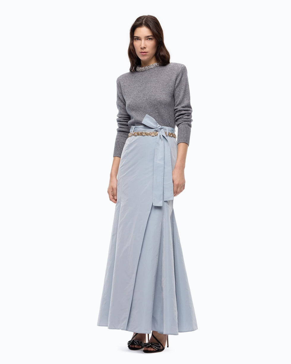 PINKO Maglia in misto lana con collo gioiello 107274A3GI II2 PINKO