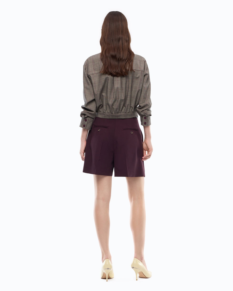 Shorts sartoriali svasati 107289A18E RR7 PINKO