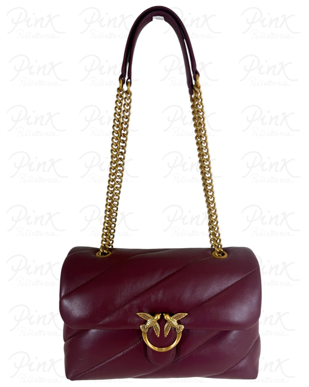 PINKO Love Puff Classic Ribes Intenso-Antique Gold 107616A0F2 WW5Q PINKO