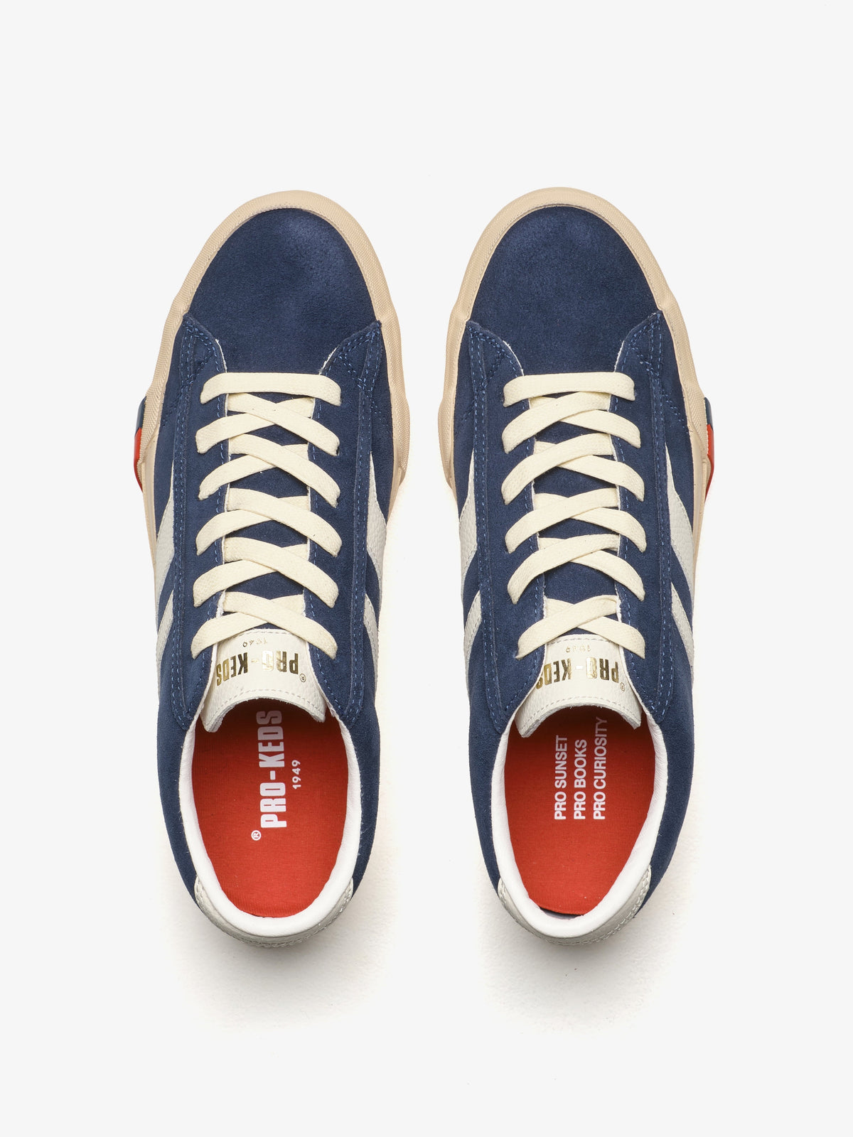 Royal Classic in Suede Blu e Avorio<BR/><BR/> RC426SLM BE00002 PRO-KEDS