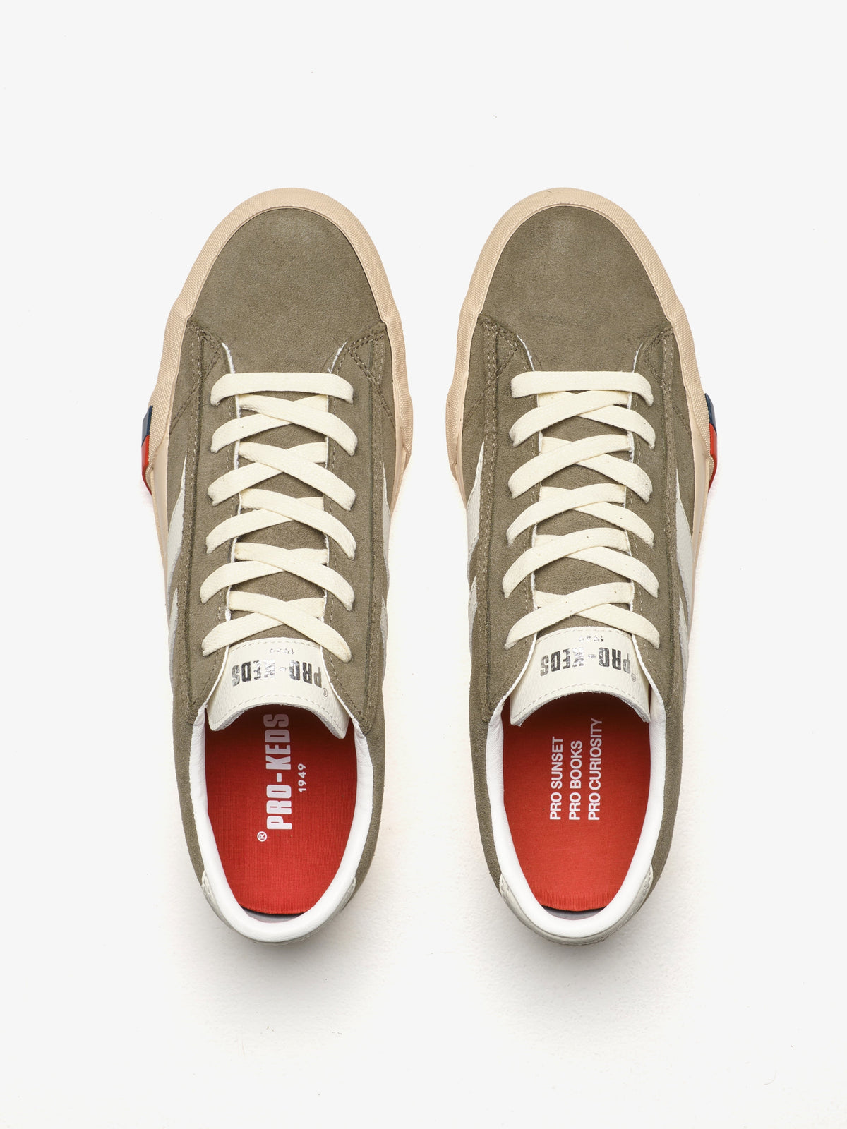 Royal Classic in Suede Verde Militare RC426SLM MG00016 PRO-KEDS