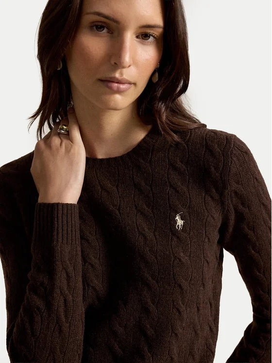 Maglia donna Julianna in lana e cachemire <BR/> 211971865 507 RALPH LAUREN