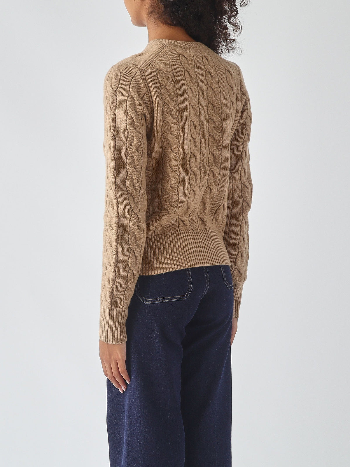 Cardigan donna in lana e cachemire 211972104 001 RALPH LAUREN