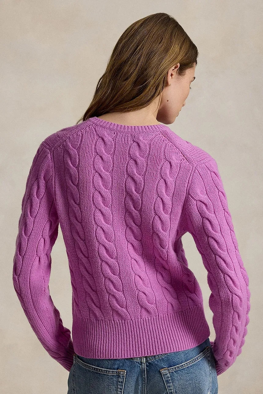 Cardigan donna in lana e cachemire 211972104 510 RALPH LAUREN