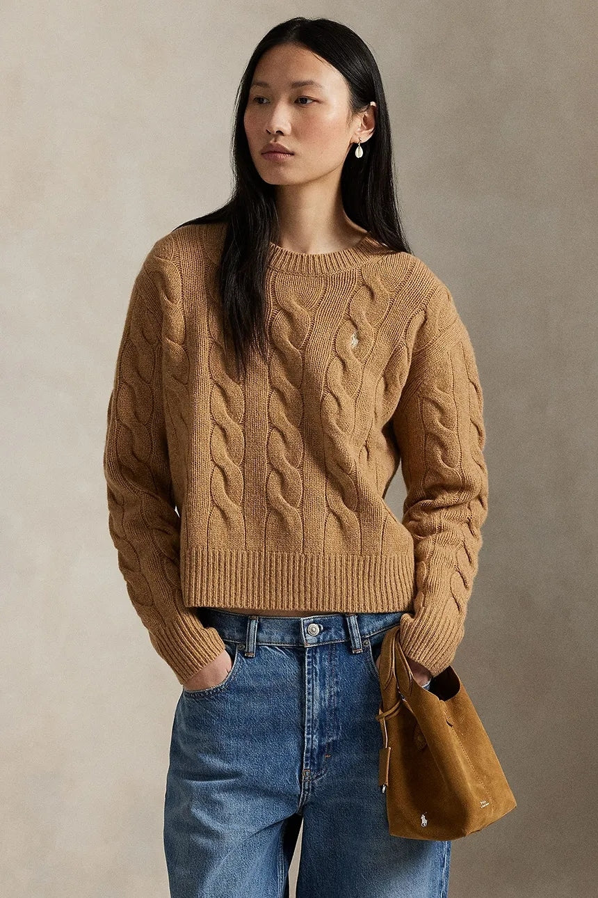 Maglione da donna in lana 211A91216 005 RALPH LAUREN