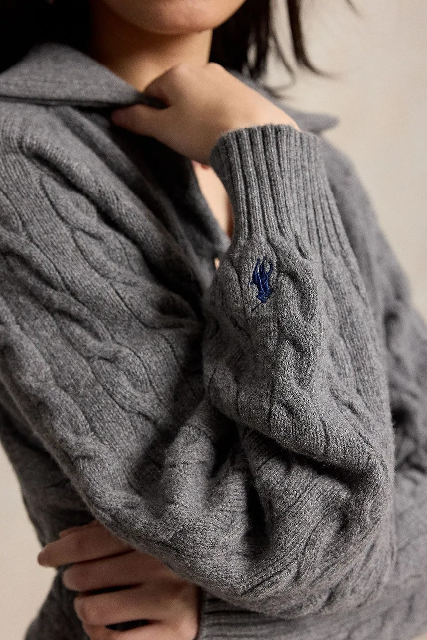 Cardigan da donna in lana 211B17757 002 RALPH LAUREN