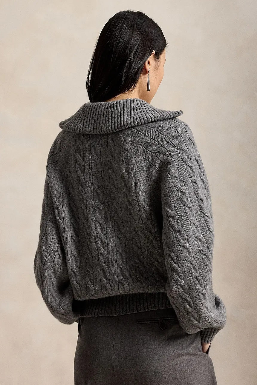 Cardigan da donna in lana 211B17757 002 RALPH LAUREN