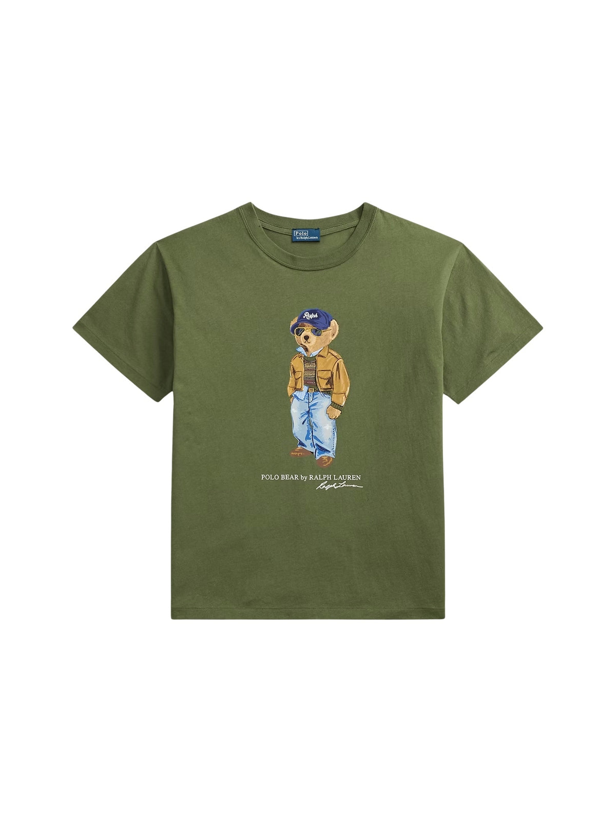 T-shirt da donna in cotone Polo Bear 211B17806 001 RALPH LAUREN