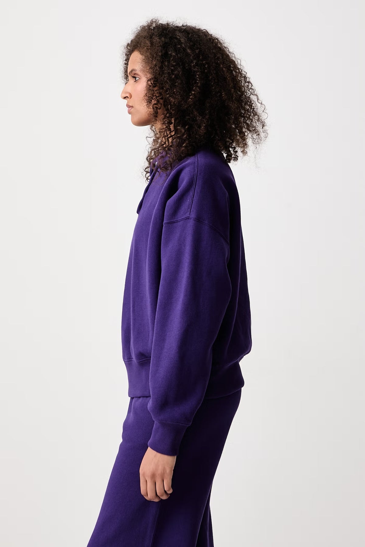 Felpa da donna mezza zip in cotone<BR/> 211B18685 015 RALPH LAUREN