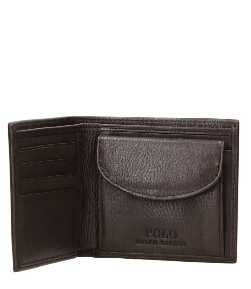 Portafogli di pelle con porta monete 405914235 001 RALPH LAUREN