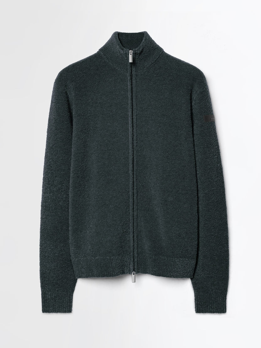 Bouclè Full Zip Knit<BR/> W26164 20 RRD