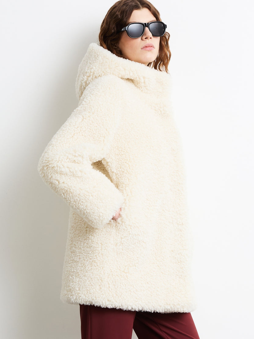 Lamb Hood Wom Jkt<BR/> W26571 85 RRD