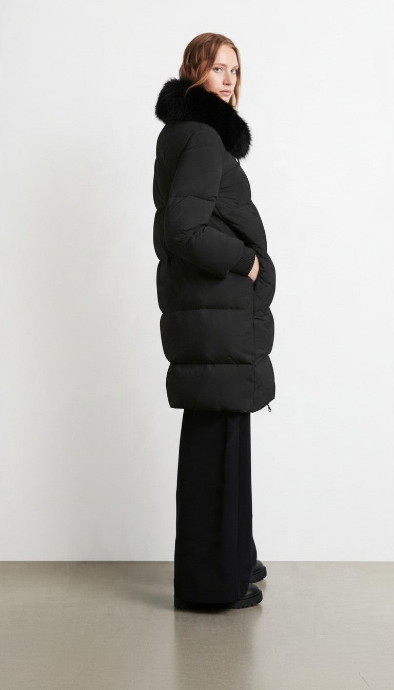 Fly Tubic 18 Parka Fur Wom Jkt<BR/> W26584F 10 RRD