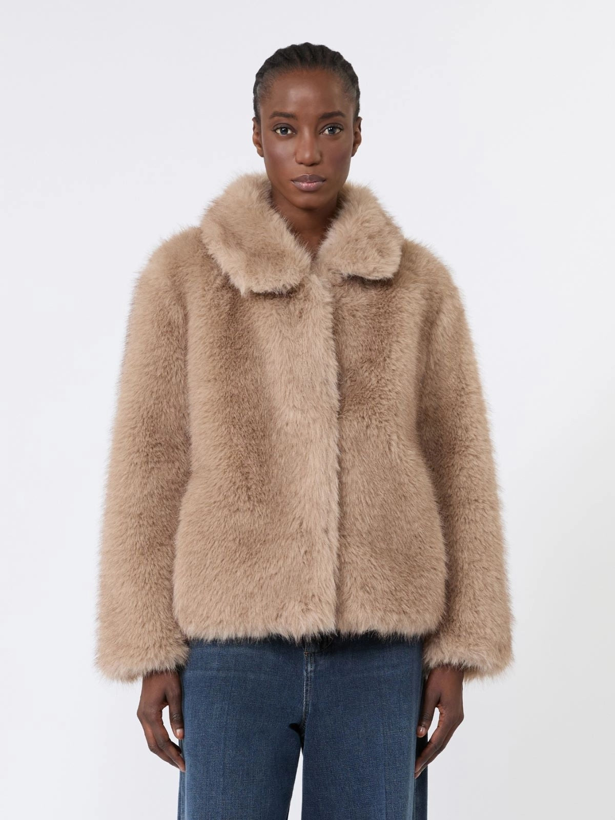 'S MAX MARA Cappotto corto dalla texture soffice SMMALCE 001 S MAX MARA