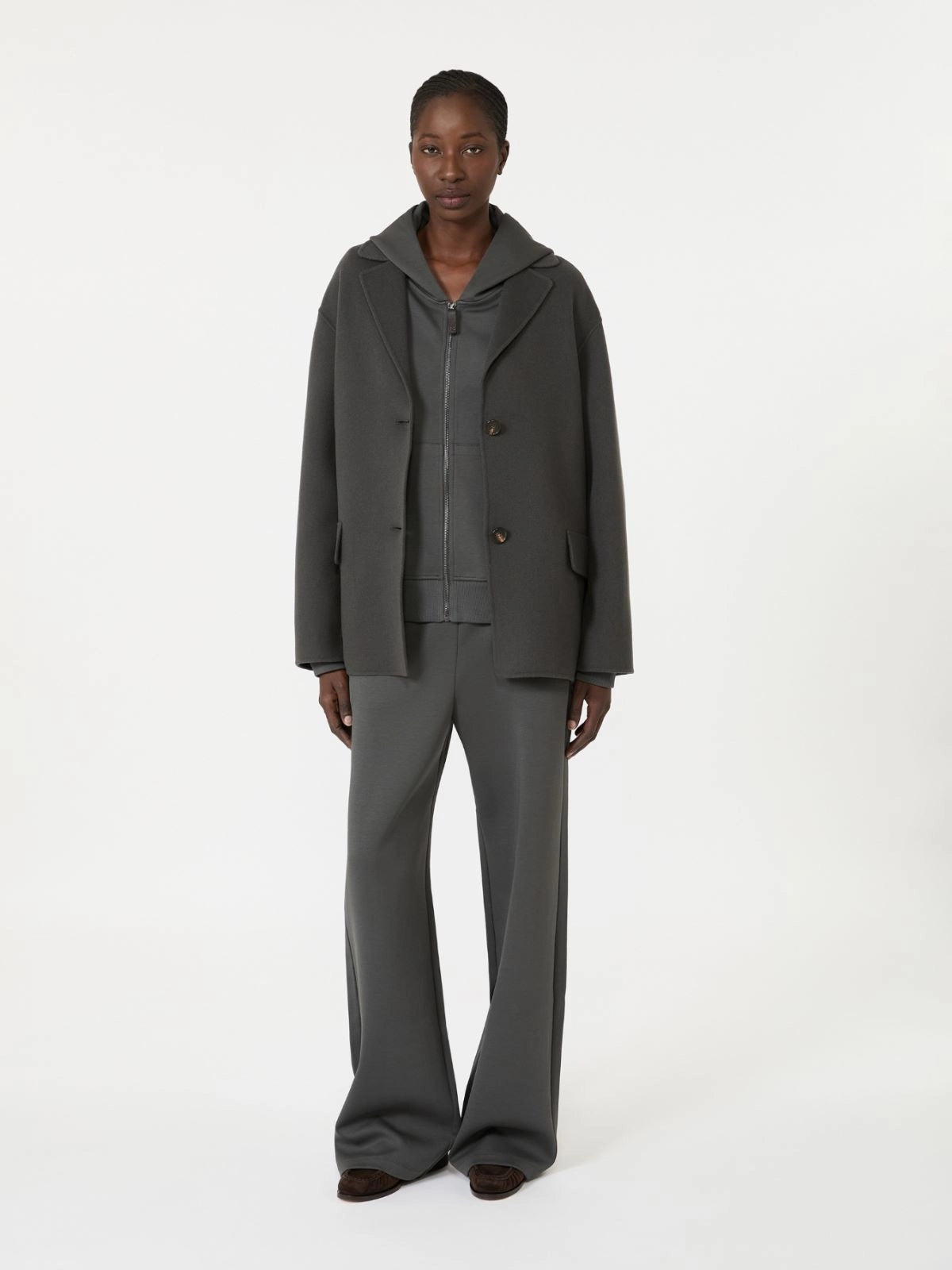 'S MAX MARA Pantalone ampio in jersey double SMMBALI 002 S MAX MARA