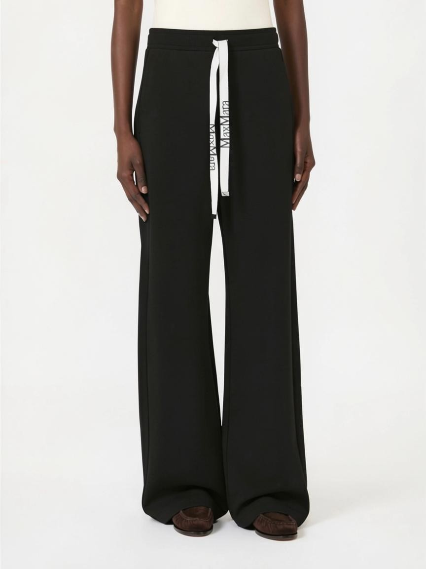 'S MAX MARA Pantalone ampio in jersey double SMMBALI 005 S MAX MARA