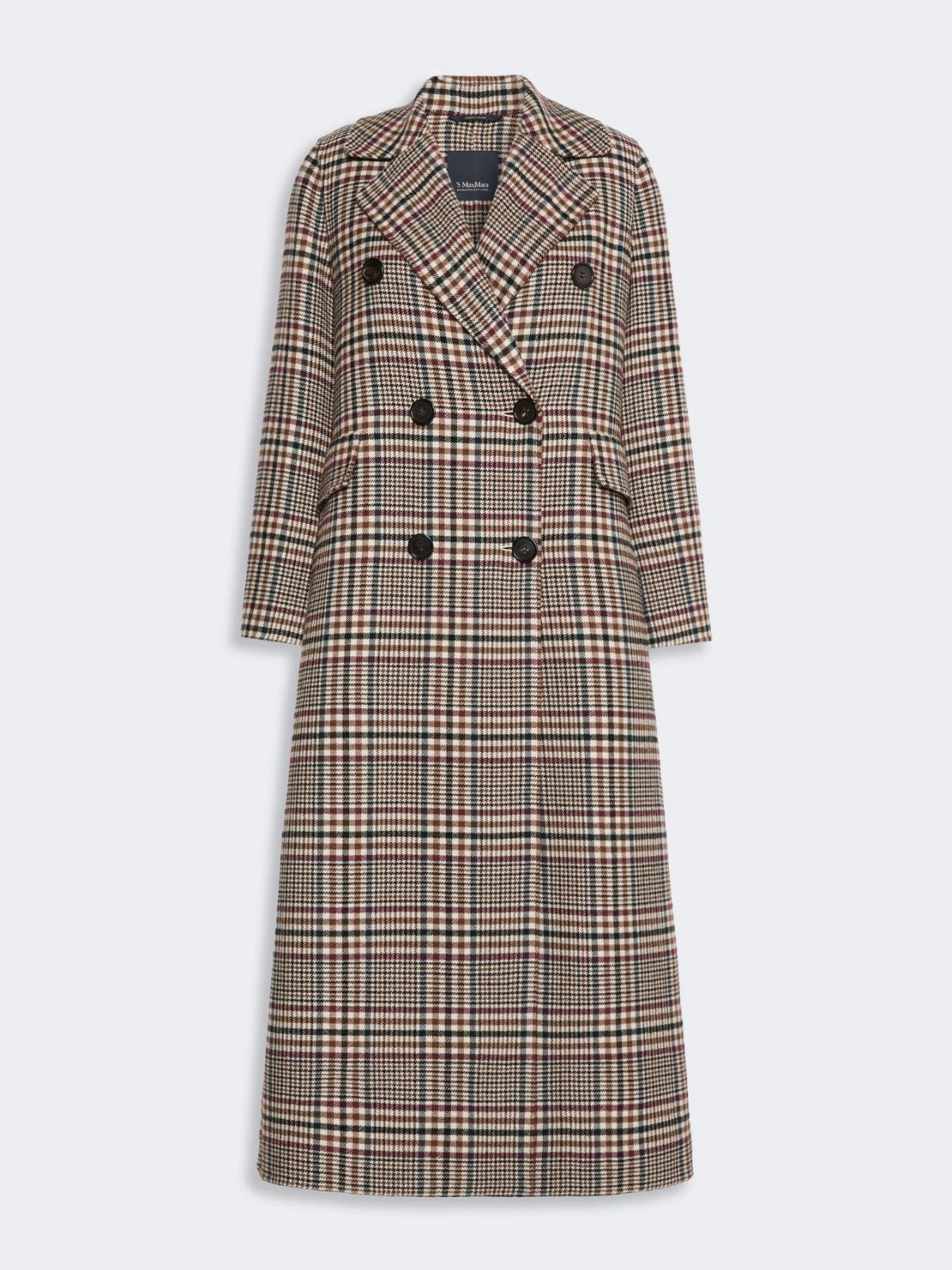 Cappotto in doppio di lana Check SMMCRISTINA 001 S MAX MARA
