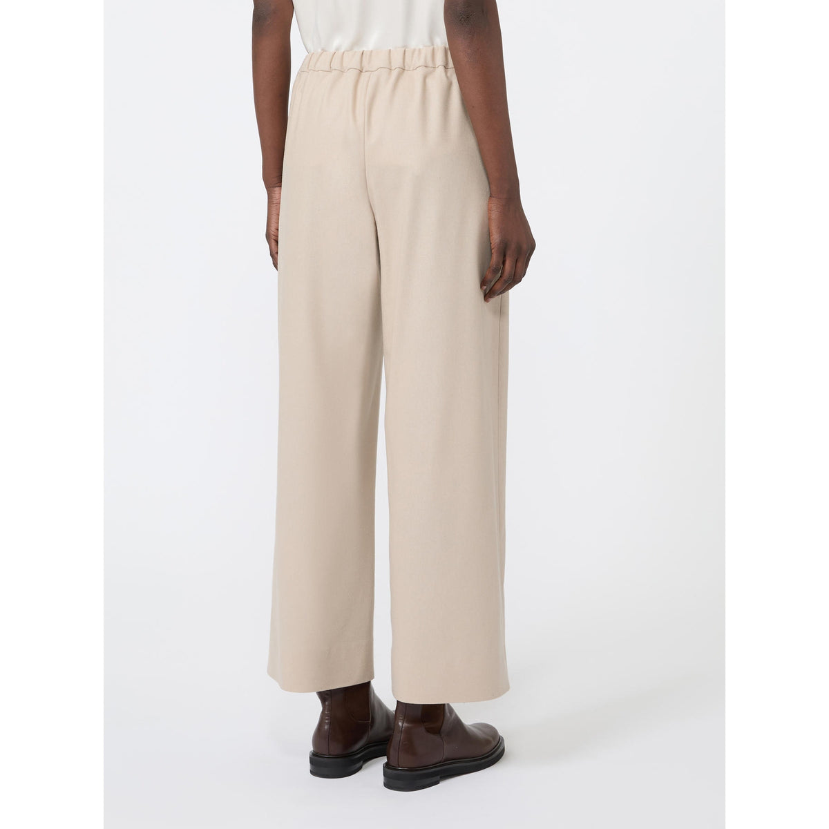 'S MAX MARA Pantalone jogging in lana stretch SMMFLORIA 018 S MAX MARA
