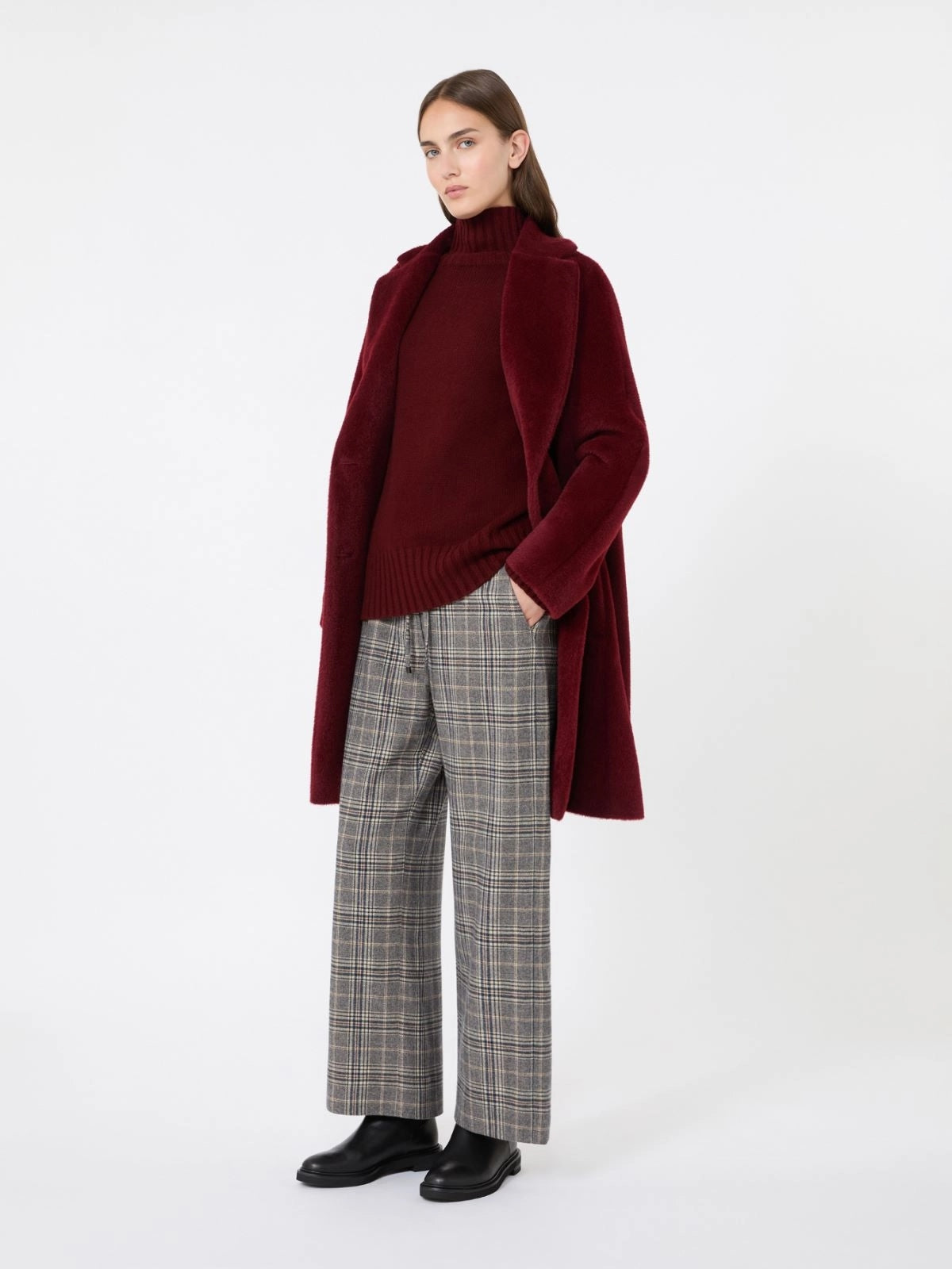 'S MAX MARA Dolcevita in filato di lana e cachemire SMMMANTOVA 008 S MAX MARA