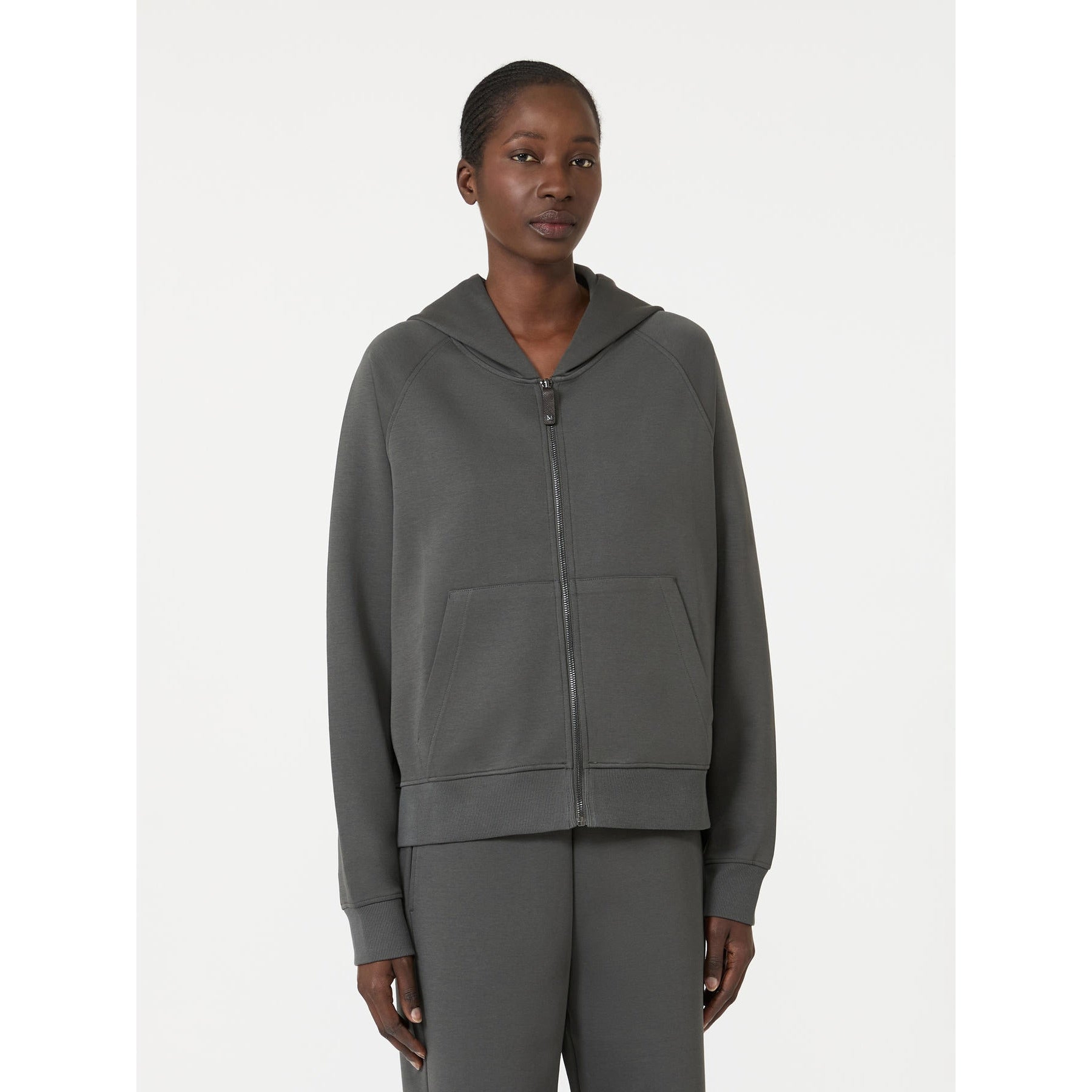 'S MAX MARA Felpa in misto cotone con cappuccio SMMMAREA 002 S MAX MARA