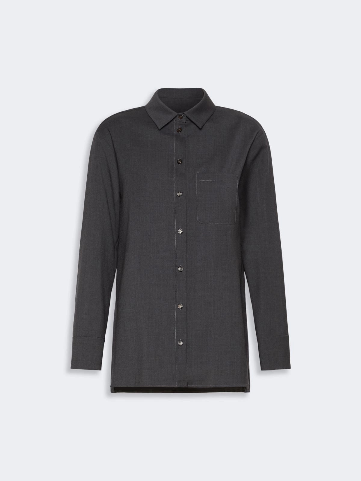 'S MAX MARA Camicia basic in tela di lana SMMOPERA 016 S MAX MARA