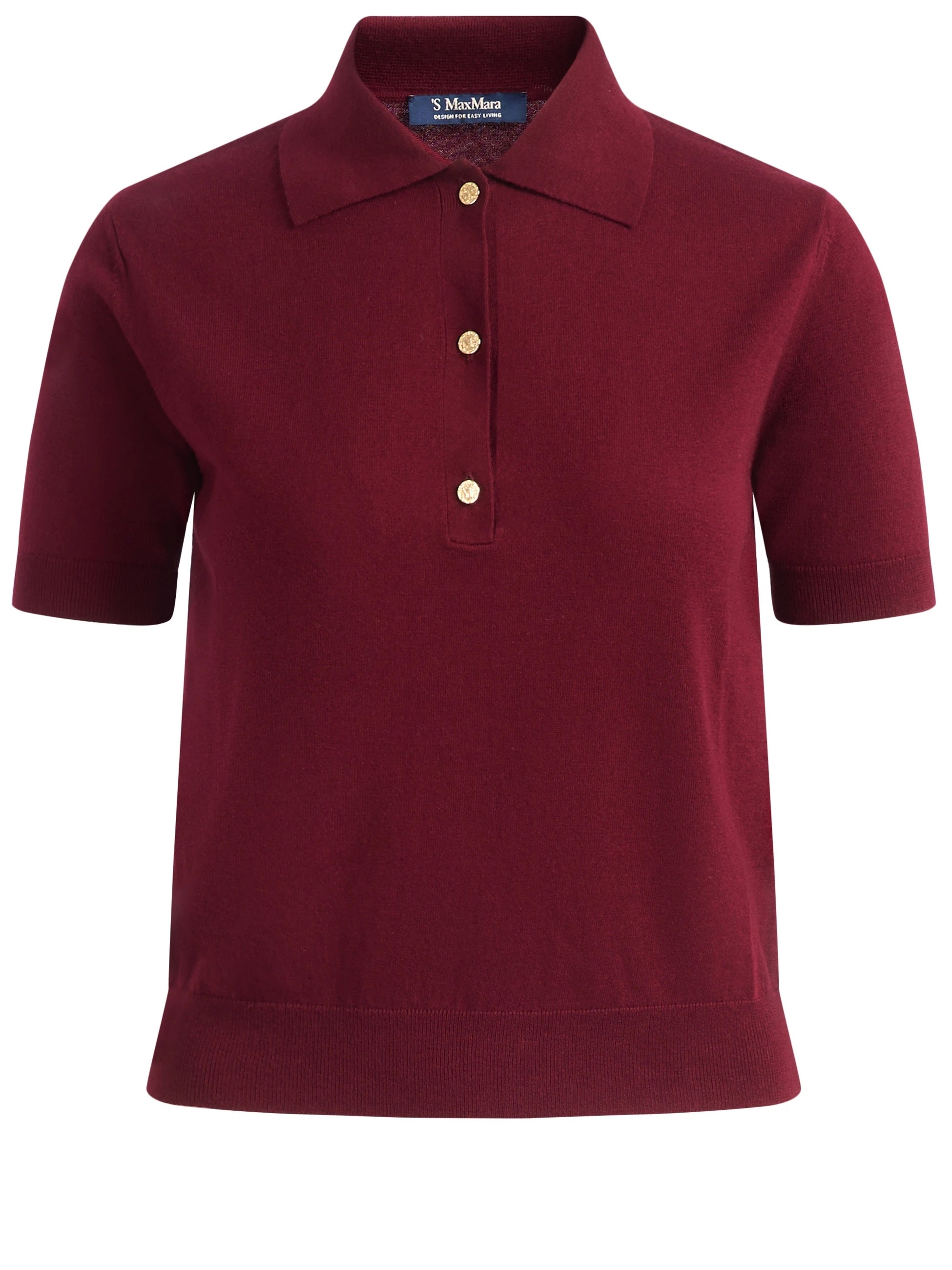 'S MAX MARA Polo in filato di cotone, seta e cachemire SMMPOMPOSA 002 S MAX MARA