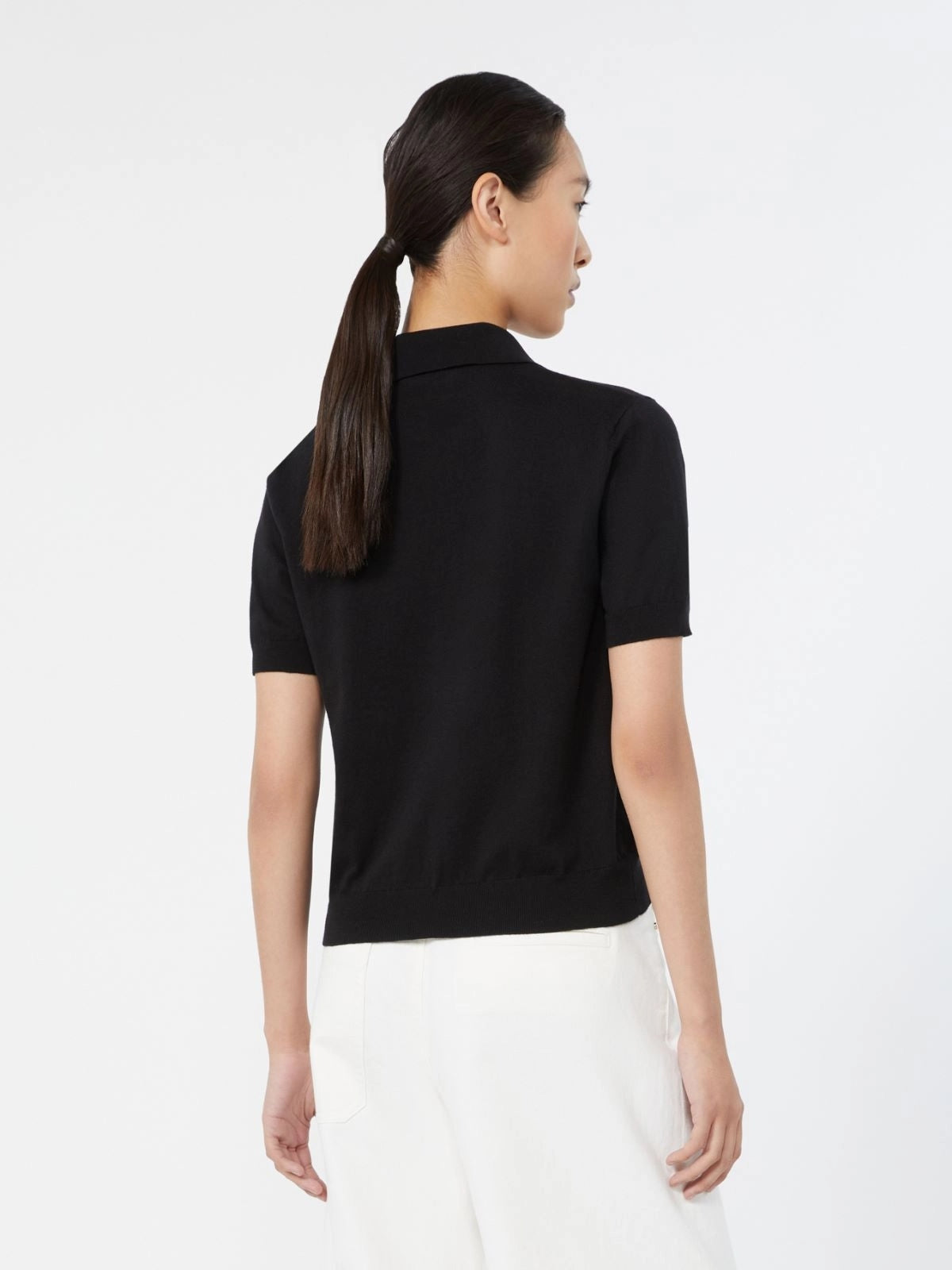 'S MAX MARA Polo in filato di cotone, seta e cachemire SMMPOMPOSA 007 S MAX MARA