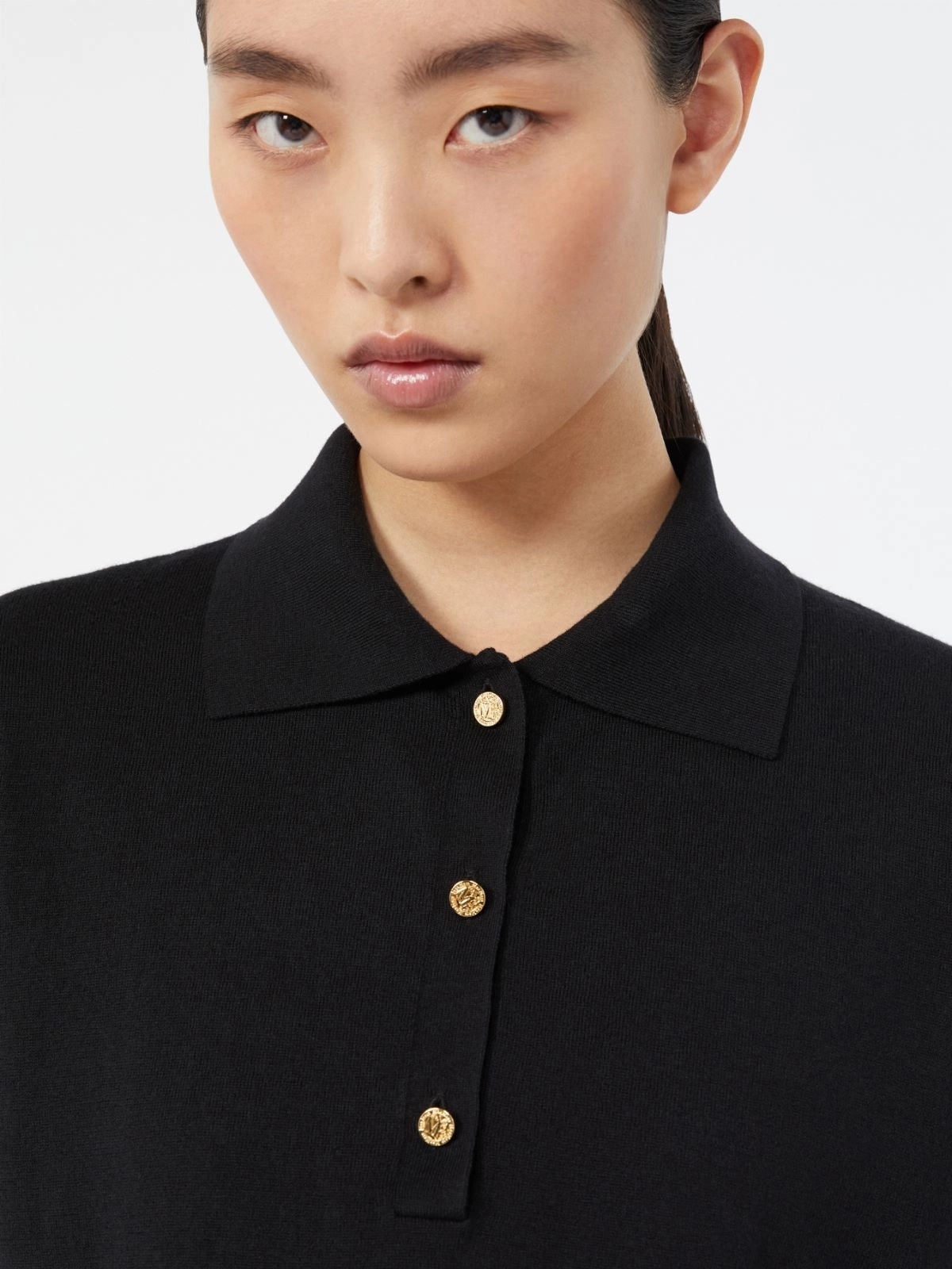 'S MAX MARA Polo in filato di cotone, seta e cachemire SMMPOMPOSA 007 S MAX MARA
