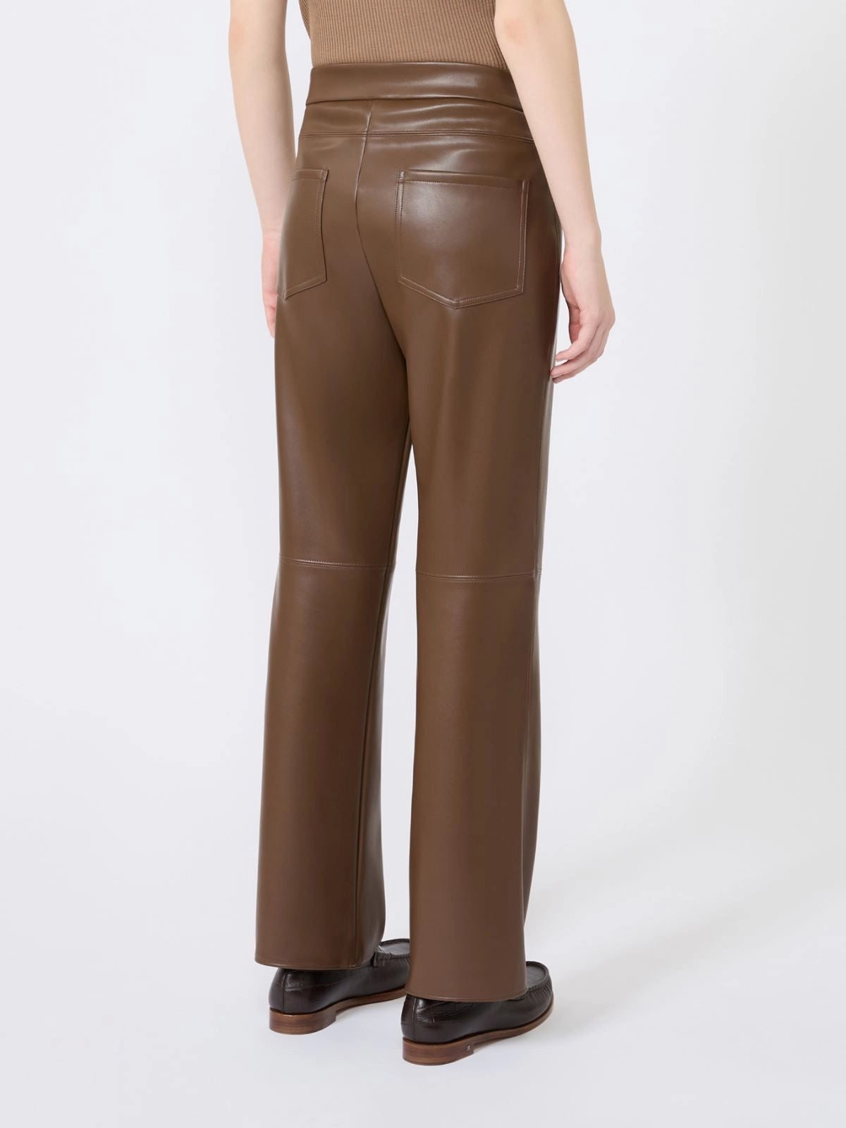 'S MAX MARA Pantalone slim fit in jersey spalmato SMMSUBLIME 002 S MAX MARA