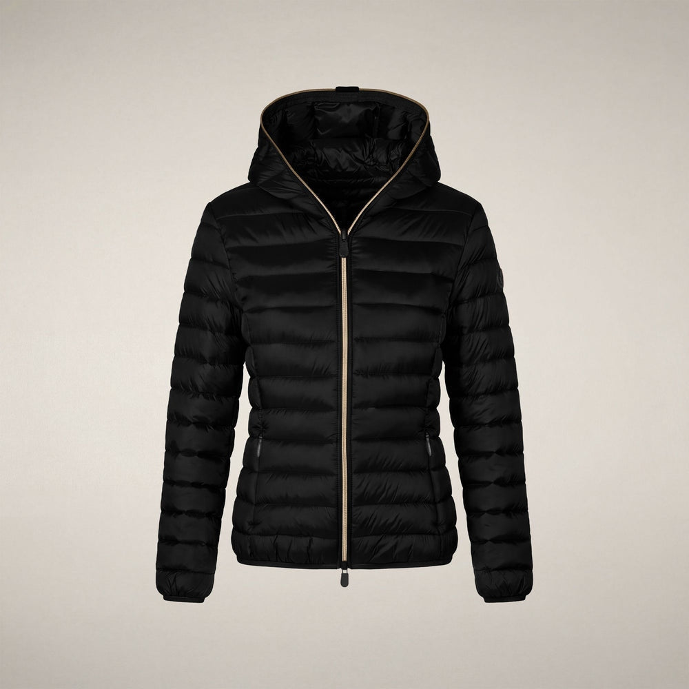 Piumino donna mod. Alexis nero<BR/> D33620W 10000 SAVE THE DUCK