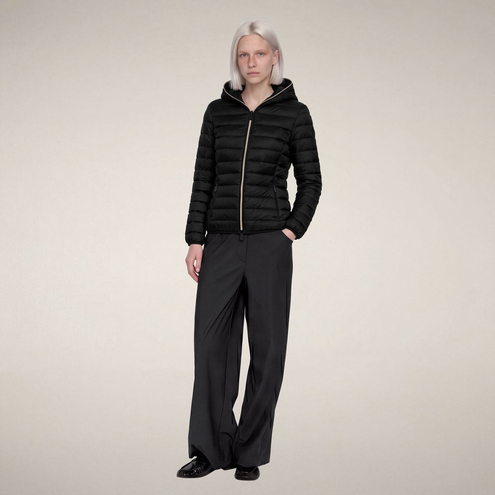 Piumino donna mod. Alexis nero<BR/> D33620W 10000 SAVE THE DUCK
