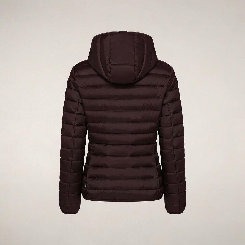 Piumino donna mod. Alexis marrone<BR/> D33620W 40009 SAVE THE DUCK