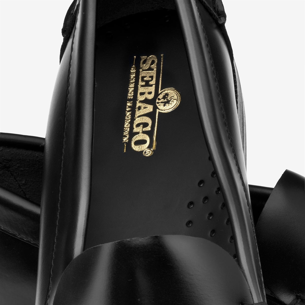 Mocassino Sebago senza lacci in pelle nero da donna 7001530 BLACK SEBAGO