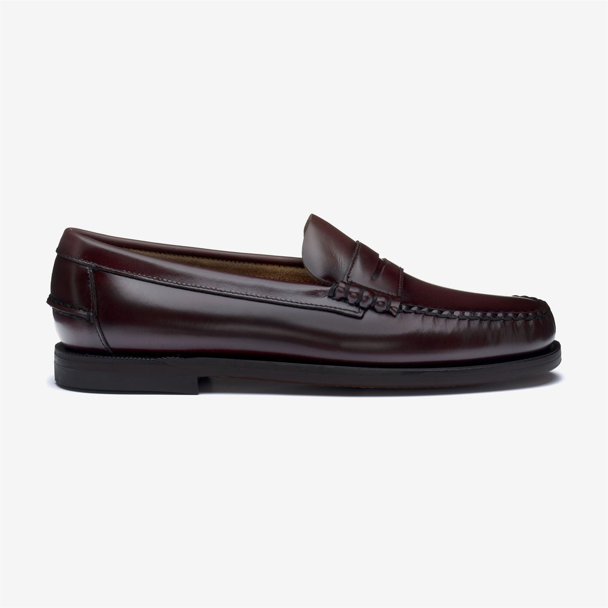 Mocassino Sebago senza lacci in pelle marrone da donna 7001530 COFFEE SEBAGO