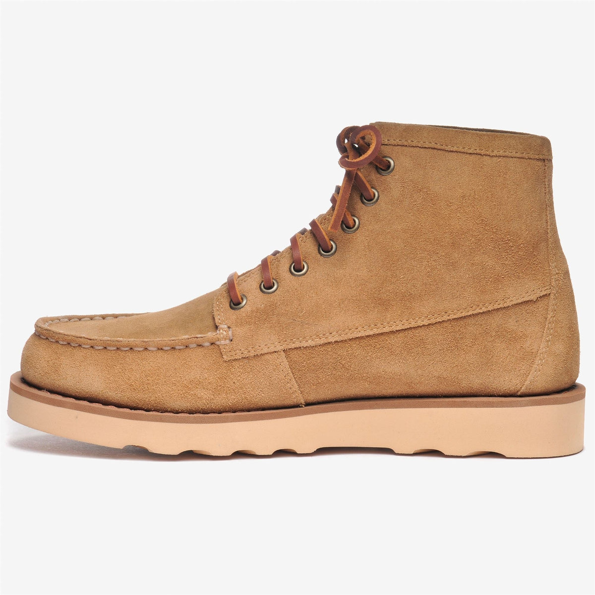 TALA MID SUEDE<BR/>Mocassino Sebago in camoscio beige da uomo 76111SW BEIGE SEBAGO