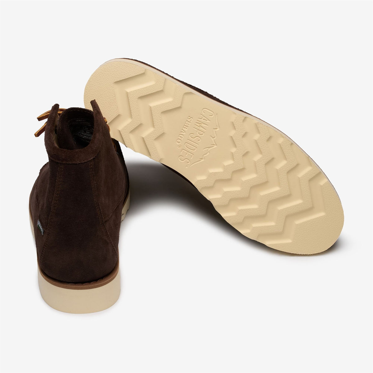 TALA MID SUEDE<BR/>Mocassino Sebago in camoscio marrone da uomo 76111SW DARK BROWN SEBAGO