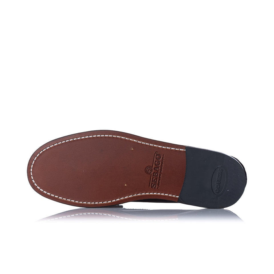 CLASSIC DAN PIGMENT WOMAN<BR/>Mocassino Sebago senza lacci in pellemarrone da donna 76112KW BROWN SEBAGO