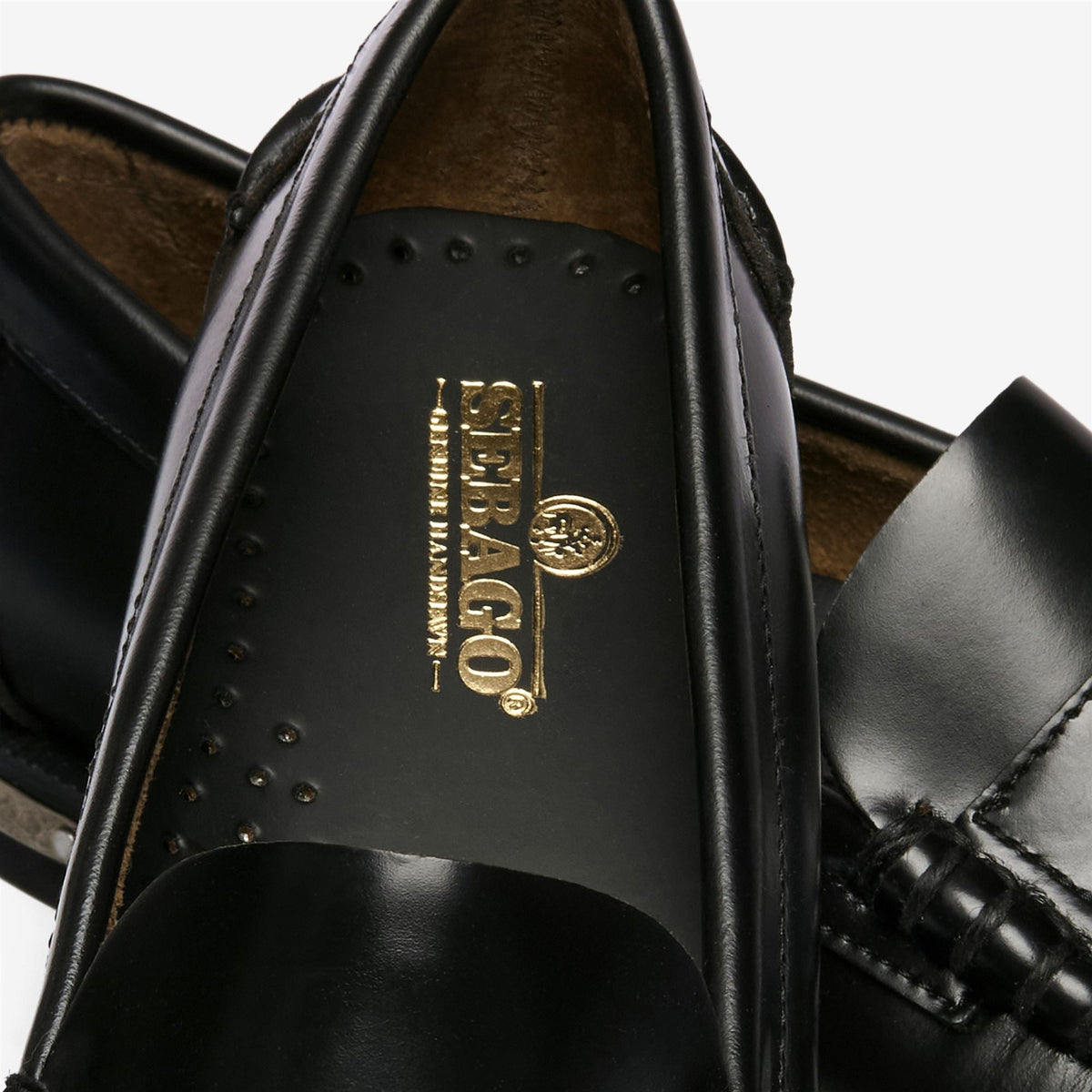 DAN SCARABEO WOMAN<BR/>Mocassino Sebago in pelle nero da donna 76114YW BLACK SEBAGO