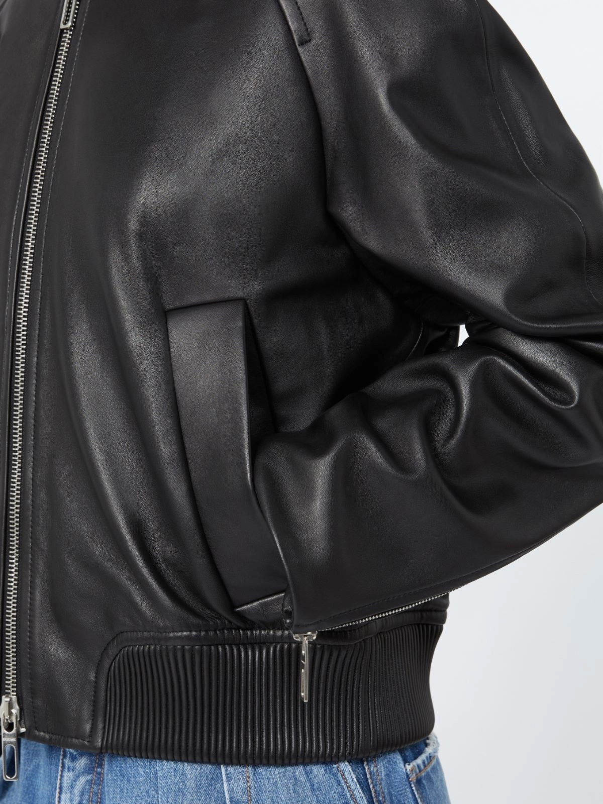 SPORTMAX<BR/>Bomber in nappa - Nero SPXAMOUR 002 SPORTMAX
