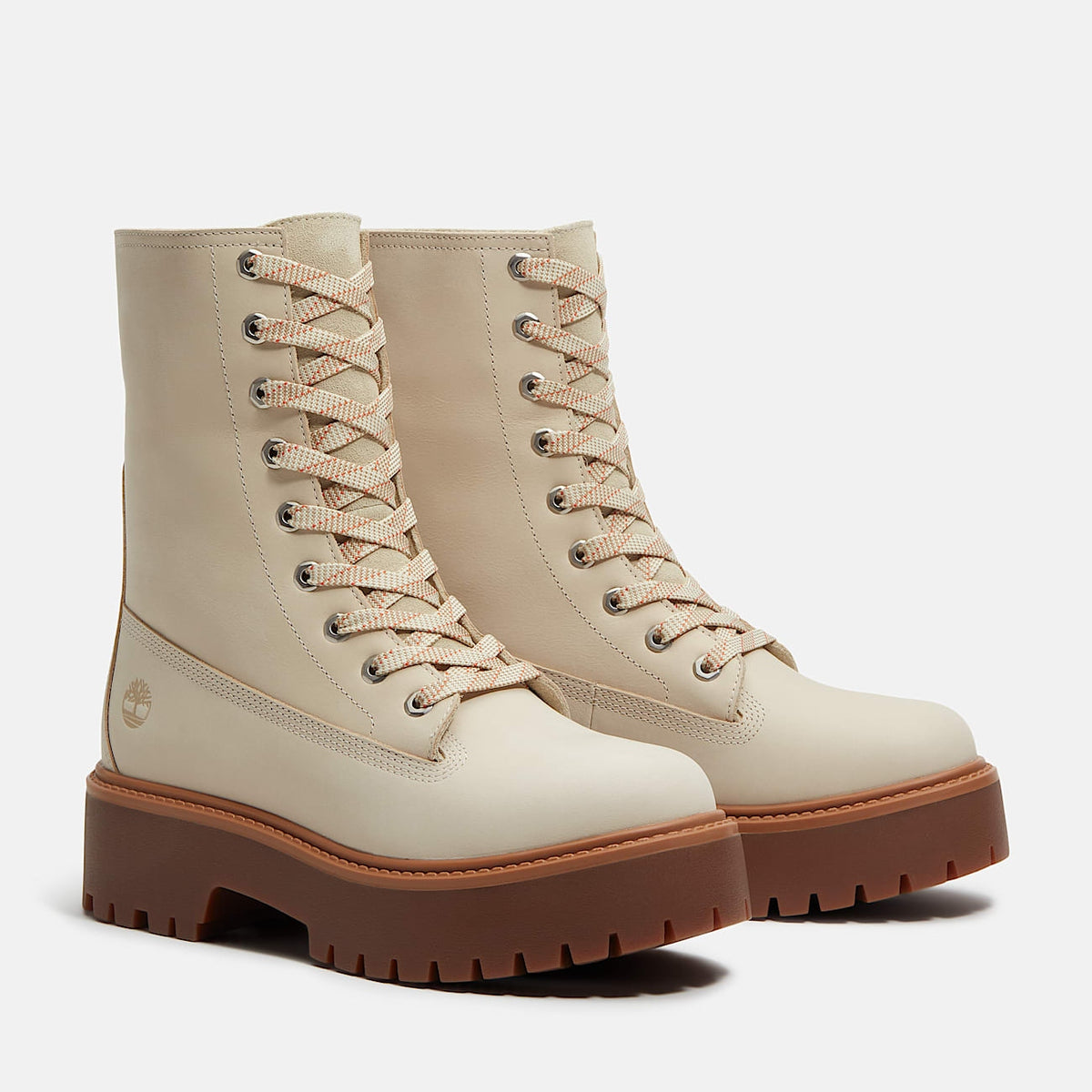 Stivale con Plateau Stone Street Mid da Donna in beige chiaro<BR/> TB0A5SAH EN71 TIMBERLAND